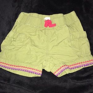 Crazy 8 shorts girls size 4 olive green